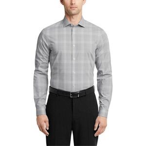 Calvin Klein Mens Steel+ Stretch Button Down Dress Shirt, Green, NWT